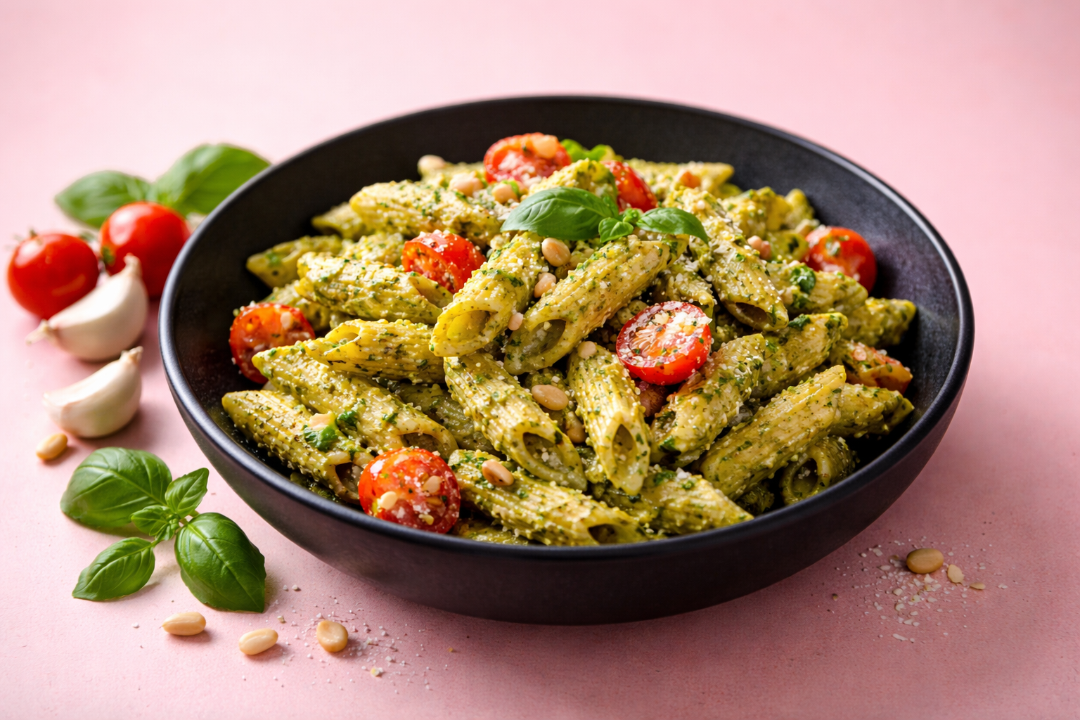 Basil Pesto Pasta
